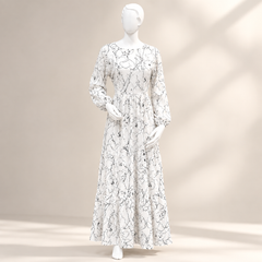 🌸 Elegant Long Dress — 5 Beautiful Designs