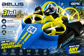 🚀 3-in-1 AELUS RC Hovercraft – Sea • Land • Air