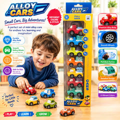 π 8 PC Pull Back Alloy Cars β Little Cars, Big Adventures! π