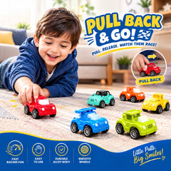π 8 PC Pull Back Alloy Cars β Little Cars, Big Adventures! π