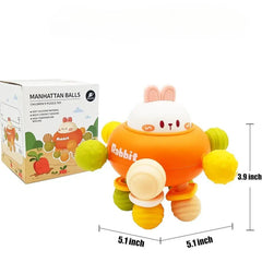 🐰 Manhattan Balls Sensory Rabbit Toy