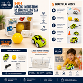 5-in-1 Magic Induction RC Smart Follow Car