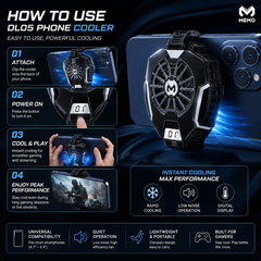 🎮 MEMO DL05 Phone Cooler — Stay Cool. Play Better.