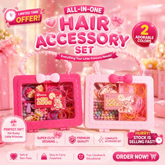 🎀 All-in-One Hair Accessory Set for Little Princesses👸