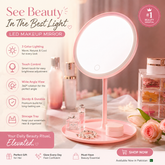 💗 LED Makeup Mirror — See Beauty in the Best Light