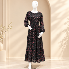 🌸 Elegant Long Dress — 5 Beautiful Designs