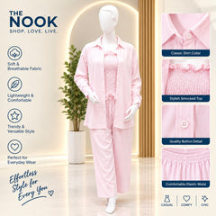 🌸Smocked Co-Ord Set — Effortless Style, Everyday Comfort