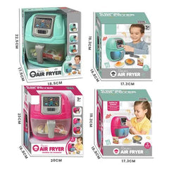 Power Air Fryer Toy Kitchen Set – 9 Pieces