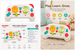 Huanger Baby Game Console Musical Toy | Interactive Lights, Sounds & Learning Controller for 18+ Months