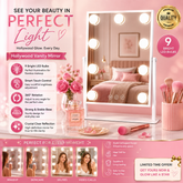 ✨ Hollywood Vanity Mirror — Glow Like You Mean It! 💗