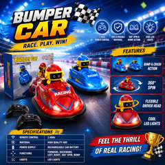 Remote Control Bumper Car – Crash, Spin & Race!
