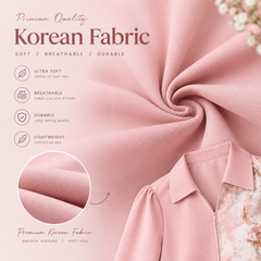 🌸 Premium Korean Fabric Floral Top
