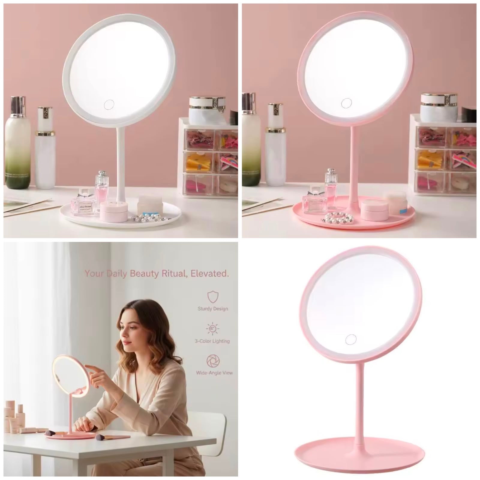 💗 LED Makeup Mirror — See Beauty in the Best Light