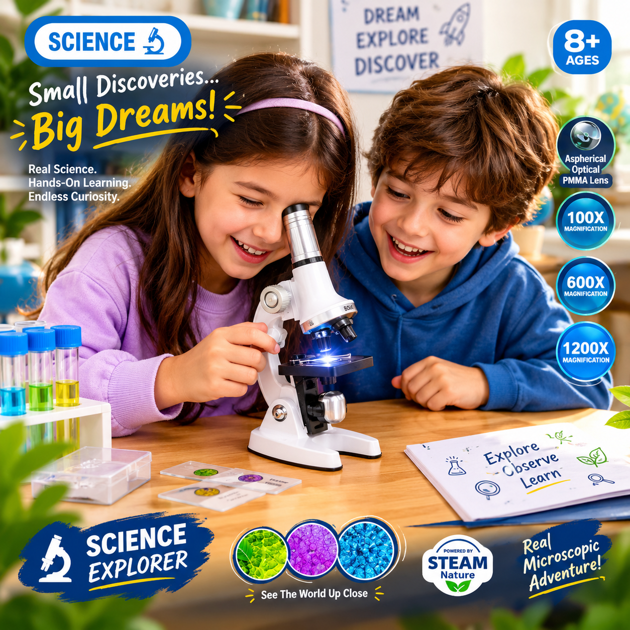 Kids Scientific Microscope 🔬
