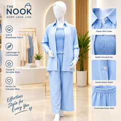 🌸Smocked Co-Ord Set — Effortless Style, Everyday Comfort