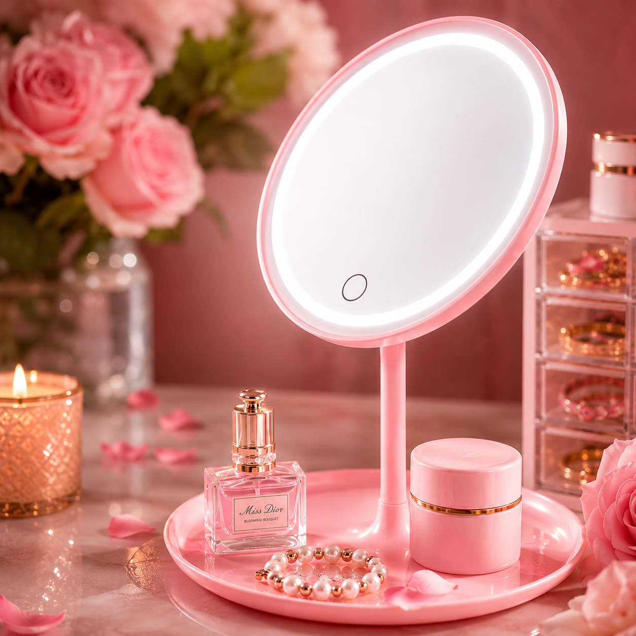 💗 LED Makeup Mirror — See Beauty in the Best Light
