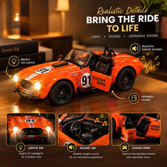 🚗 1:22 Scale Die-Cast Car Model – Lights, Sound & Openable Doors