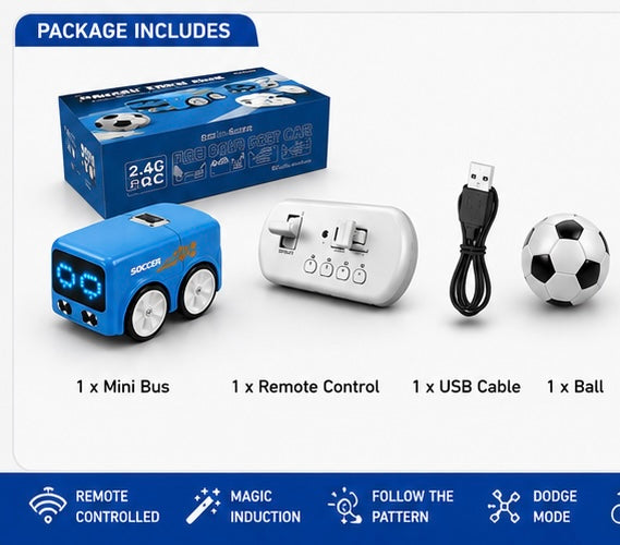 5-in-1 Smart Mini Bus – Interactive RC Toy for Kids 🚍✨