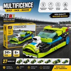 🏎️ Decool 241+ PCS Racing Car Building Blocks