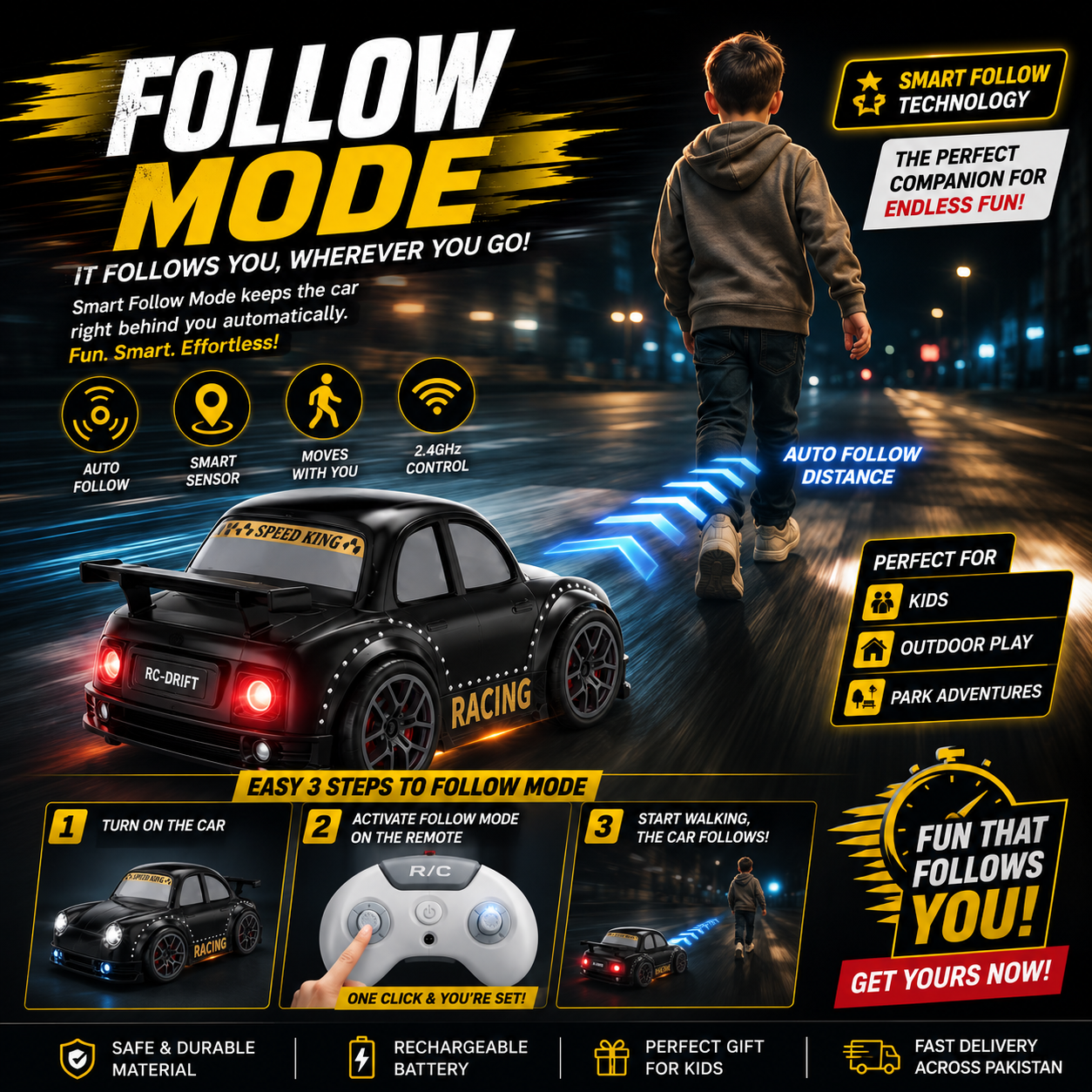 Mini Multi-Functional Drift Car — The Ultimate Mini Racing Adventure
