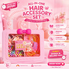 🎀 All-in-One Hair Accessory Set for Little Princesses👸