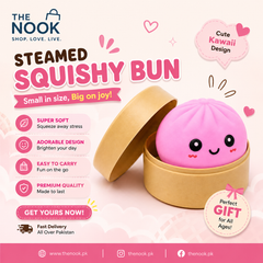 Steamed Bun Squishy Toy – Soft Cute Fun Mystery Bun Toy for Kids