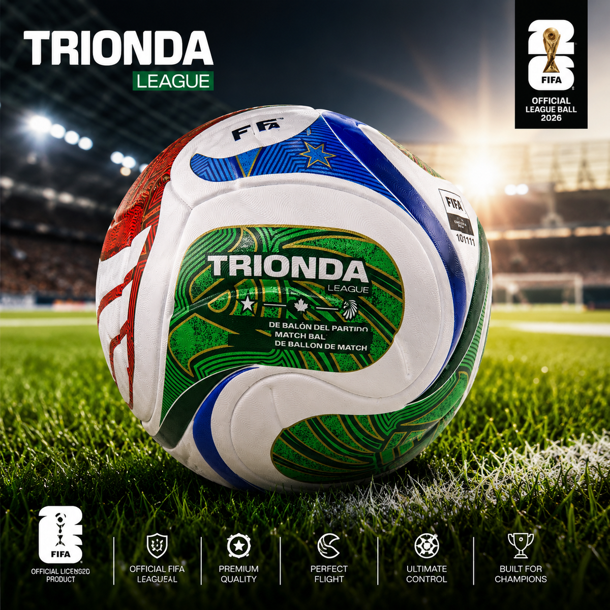 ⚽ FIFA 2026 Official League Ball – Trionda League Match Ball