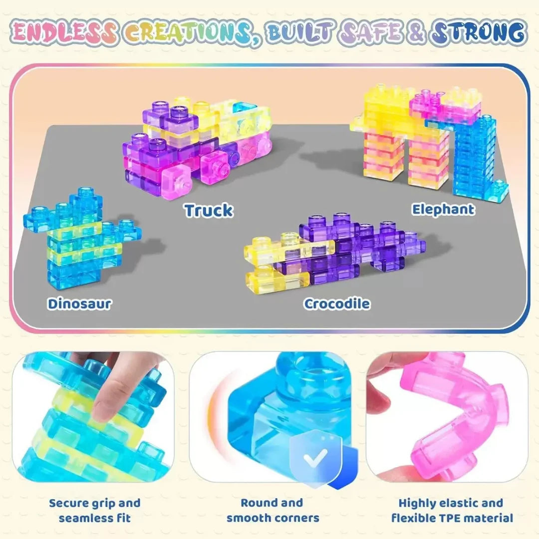 Jelly Block™ Sensory Building Set – 40 Pieces