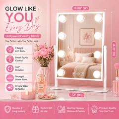 ✨ Hollywood Vanity Mirror — Glow Like You Mean It! 💗