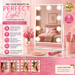 ✨ Hollywood Vanity Mirror — Glow Like You Mean It! 💗