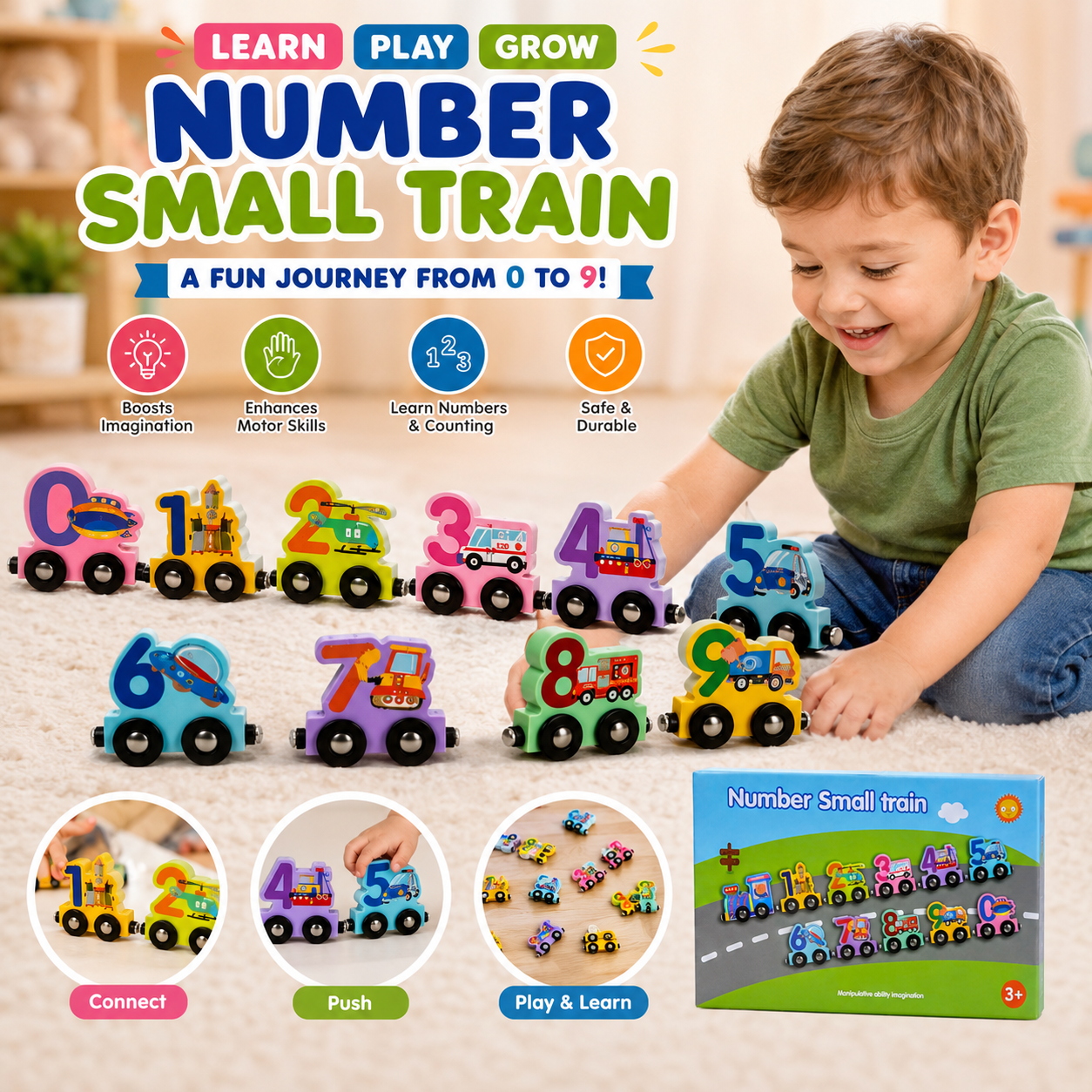 🚂 Number Small Train – Learn, Play & Grow!
