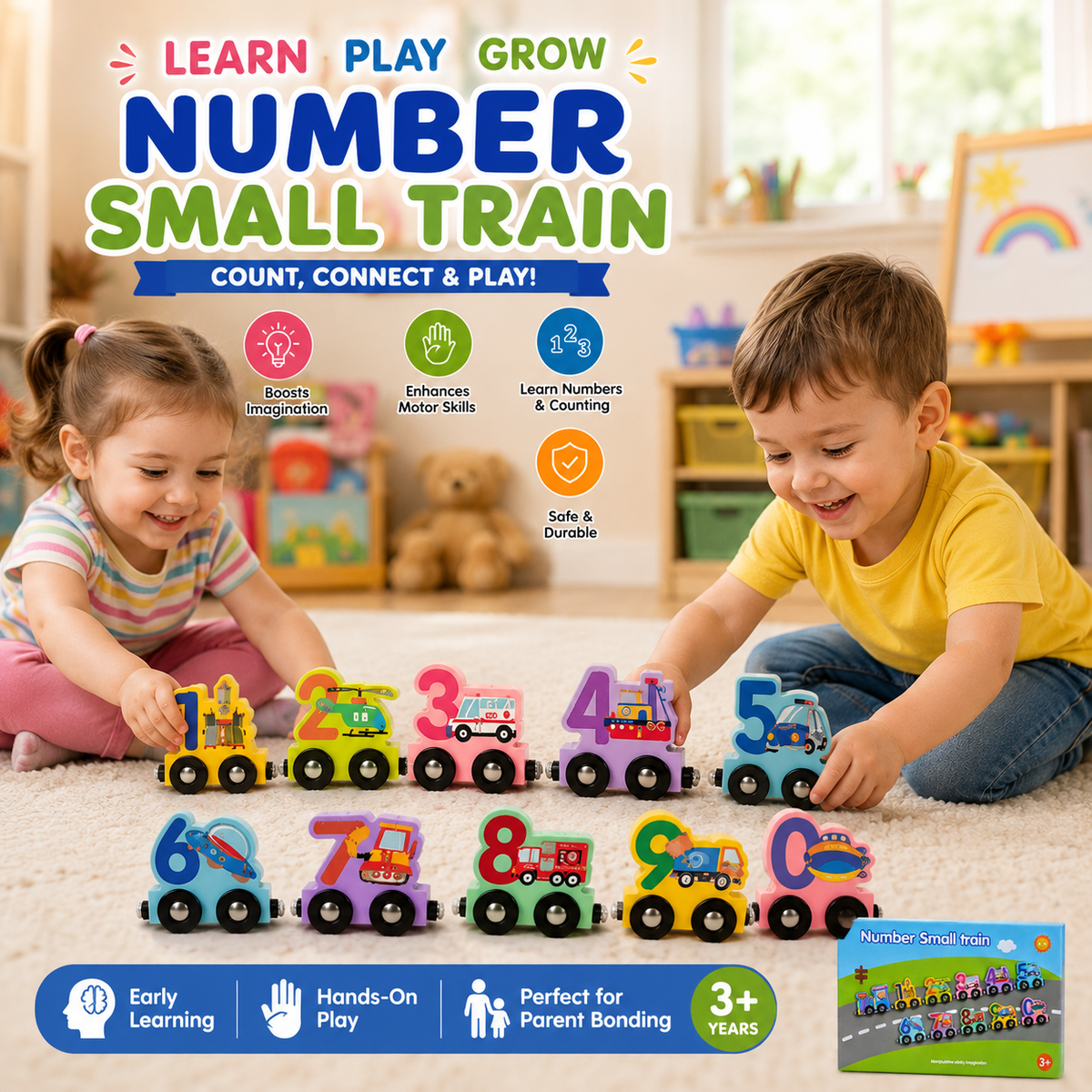 🚂 Number Small Train – Learn, Play & Grow!
