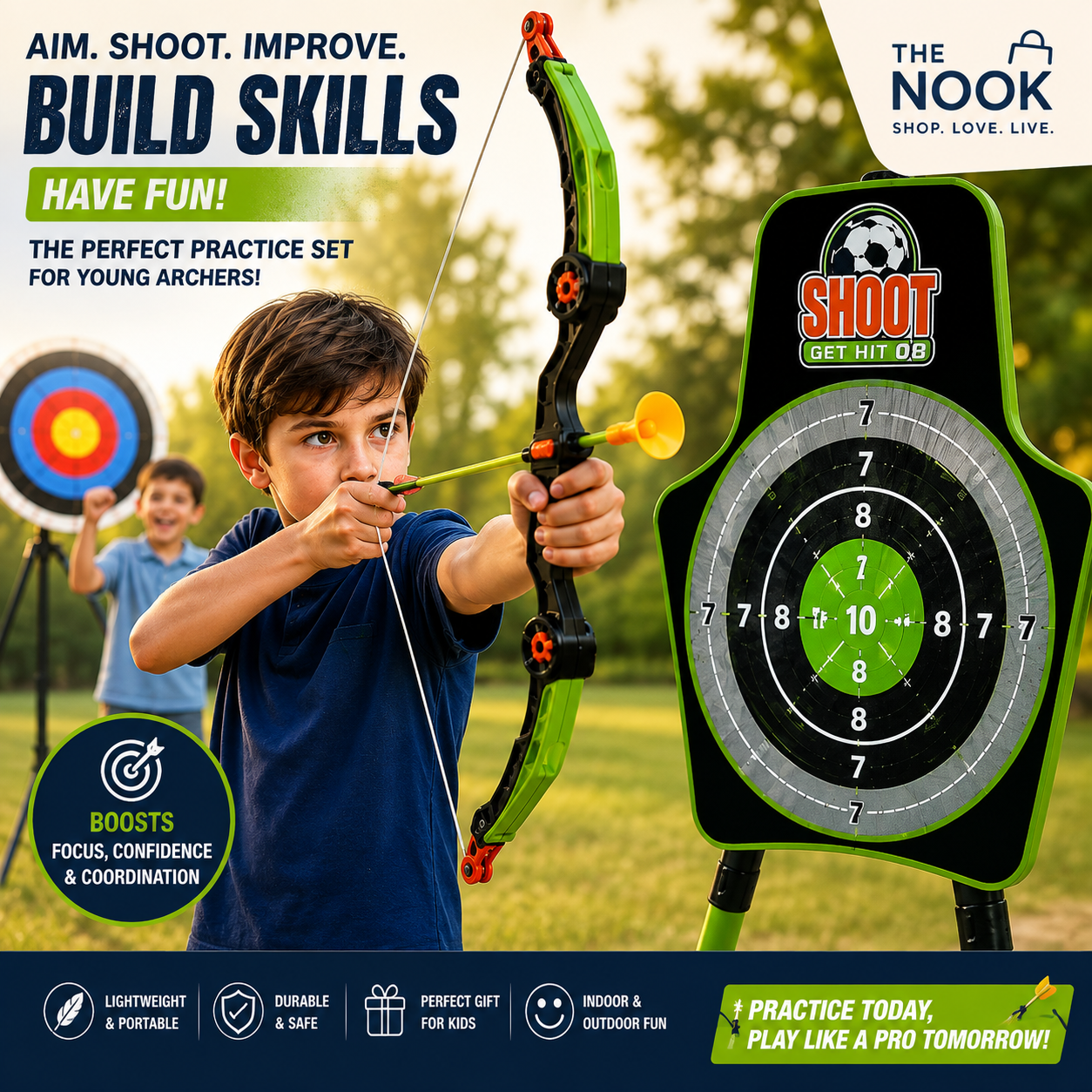 🏹 Kids Archery Target Shooting Set