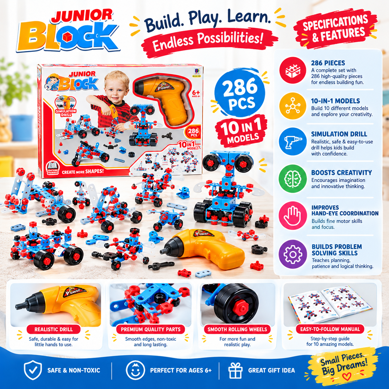 286-Piece Construction Set