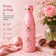 STANLEY x LOVESHACK FANCY ALL DAY SLIM BOTTLE  16 OZ