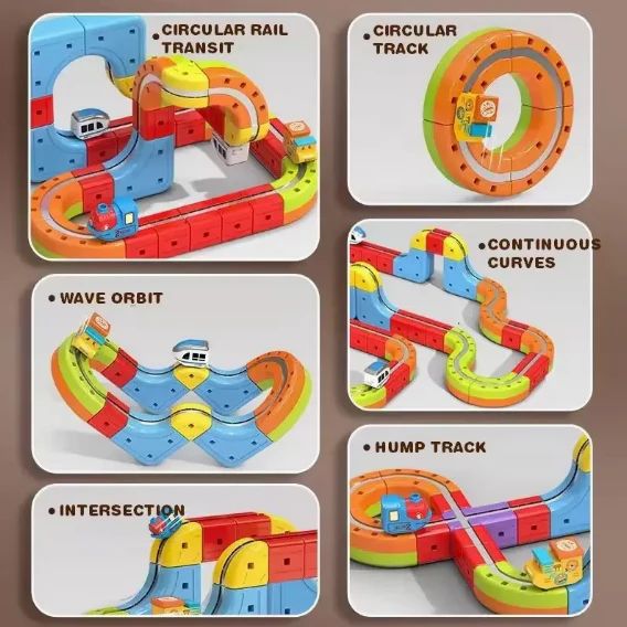 MagTrack Builder Magnetic STEM Track Set – Creative Learning Through Play