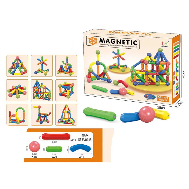 Magnetic Construction Set – Creative Building & STEM Learning