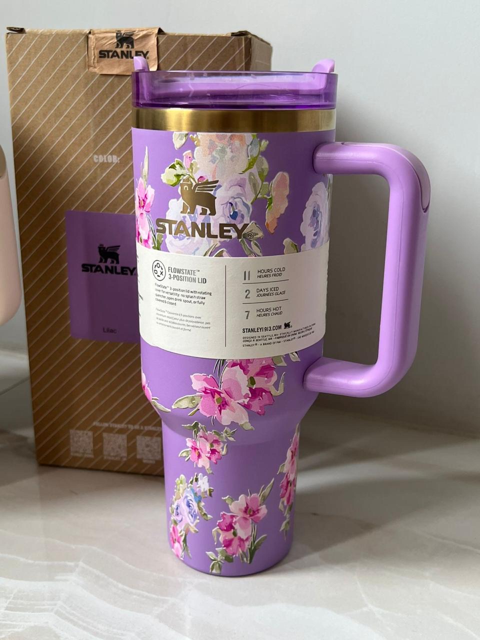 Stanley X Love Shack Quencher H2.0 Tumbler with "Straw, Lid and Brown Box"