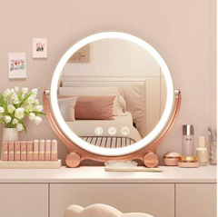 360° LED Touch Vanity Mirror – Flawless Lighting, Every Angle